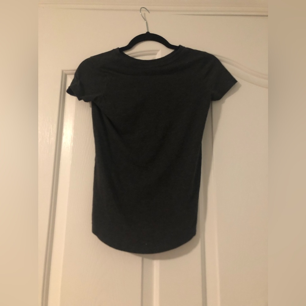 Black old navy shirt with hearts.